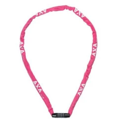AXA Rigid 120cm Ketjulukko Koodilla, Pinkki