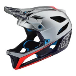 Troy Lee Designs TLD Stage Full Face Maastokypärä -Trek-myymälä stage helmet race silvernavy 1