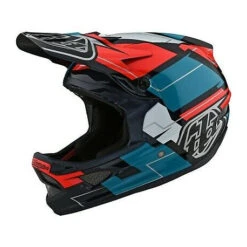 Troy Lee Designs TLD D3 Fiberlite Full Face Kypärä -Trek-myymälä troy lee designs d3 fiberlite 2021 helmet vertigo blue red